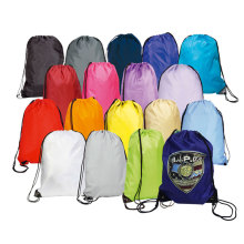 Factory Cheap Gym Bag Polyester Customised Promotional Eco Friendly Waterproof Drawstring Bag 40X50